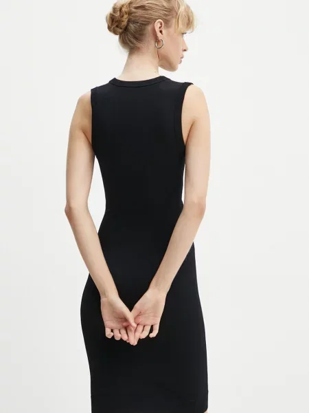 Moschino Jeans rochie mini mulata negru
