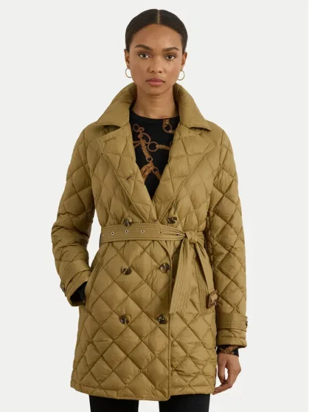 Палто Lauren Ralph Lauren кафяво