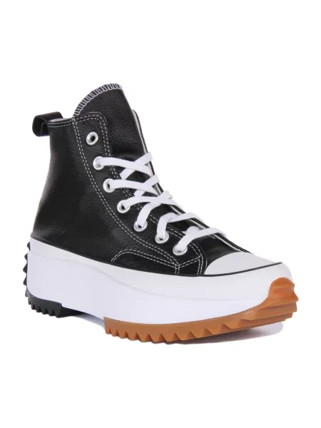 Converse Run Star Hike Platform Foundational Leather Kobiety Buty sportowe Converse Size: 6 czarny