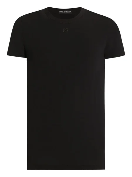 Tricou Dolce & Gabbana cu decolteu rotund negru