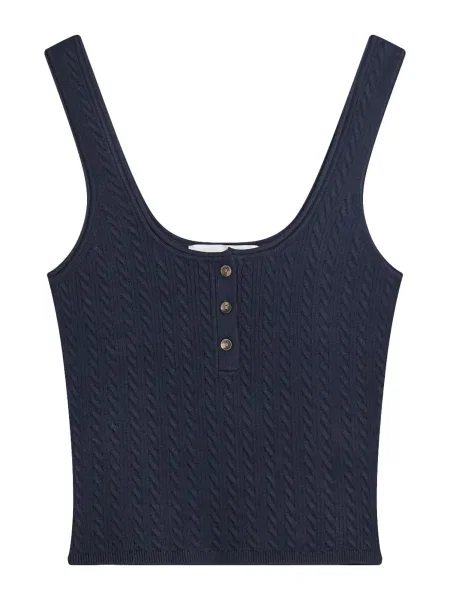 Top Bershka albastru