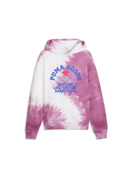 PUMA bluza koszykarska z kapturem What The Fun Akcesoria S różowy