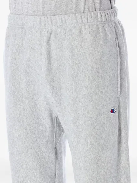 Pantaloni Champion alergare cu autograf gri