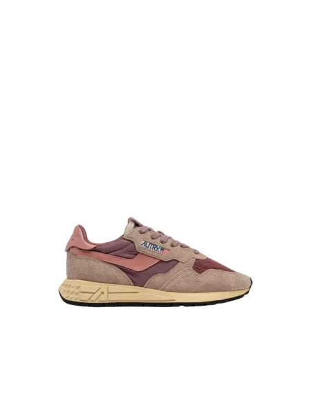 Sneakersy Autry brązowe