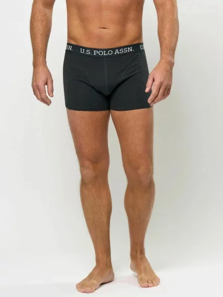 U.S. POLO ASSN. Boxeri UMMagne negru alb