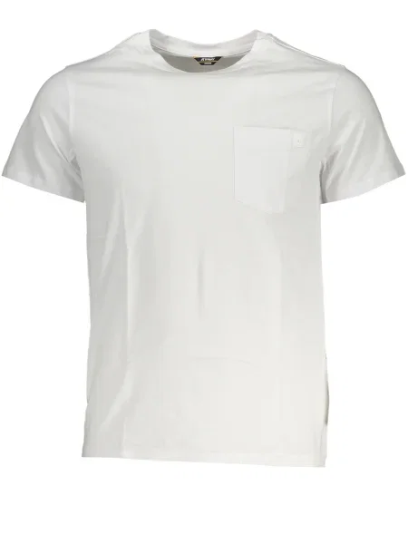 Tricou K-way scurt alb