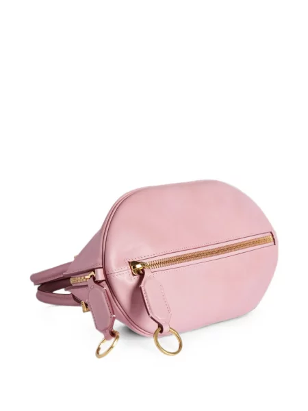 Sacou Balenciaga din piele roz