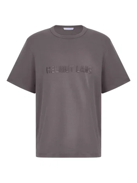 Tricou Helmut Lang cu broderie maro