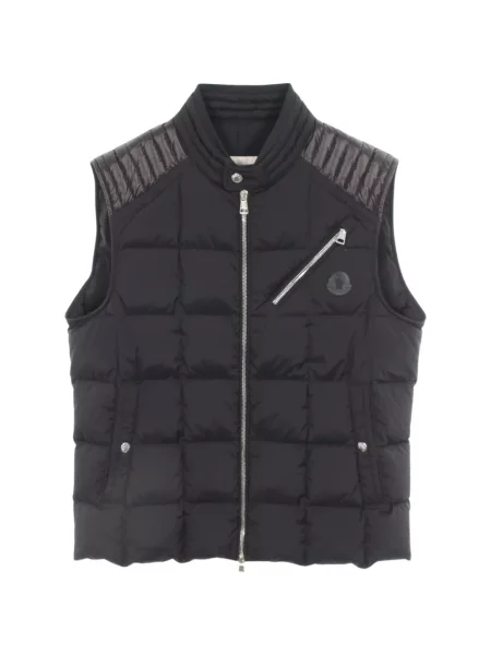 Matlasat vestă Moncler negru