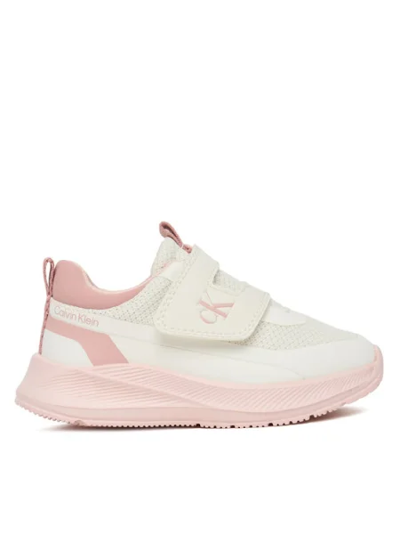 Calvin Klein Sportcipők Velcro M Fehér rózsaszín