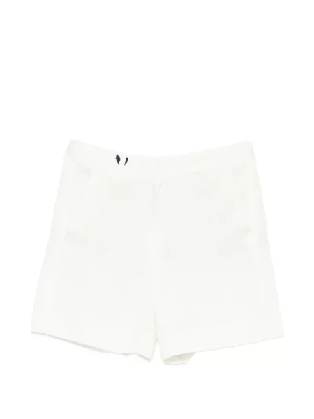 Șnur de strângere pantaloni scurți 's Max Mara alb