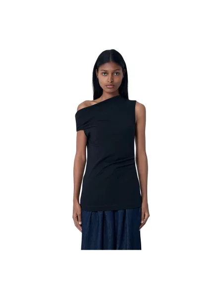 Top Dries Van Noten czarny