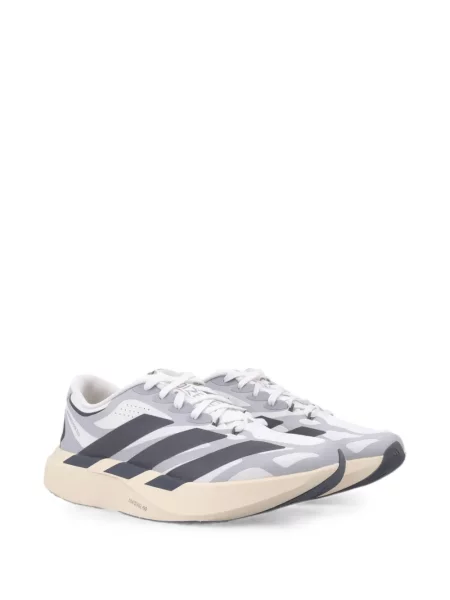 Бягане панталон Adidas с принт на райета розово