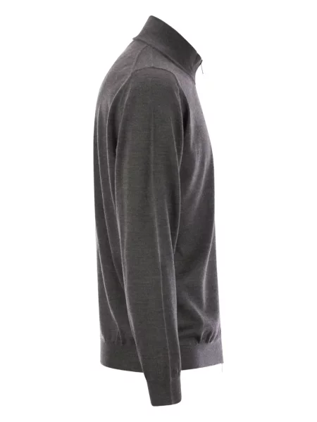 Cardigan Fedeli tricotate gri