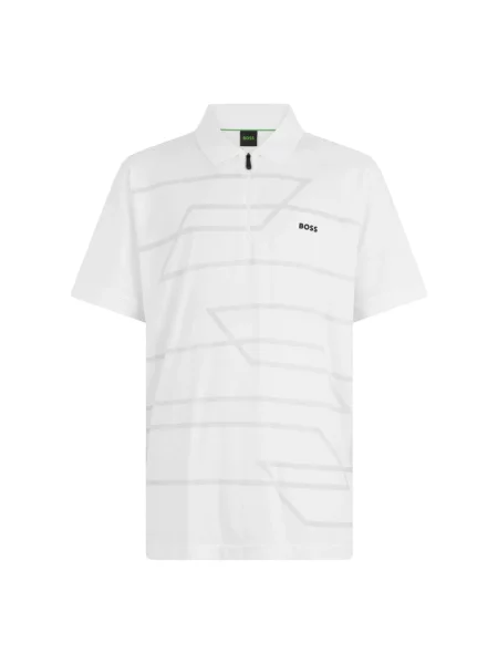 Koszulka polo Boss biała