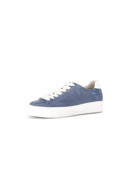 Sneakersy Gabor skórzane eleganckie niebieskie