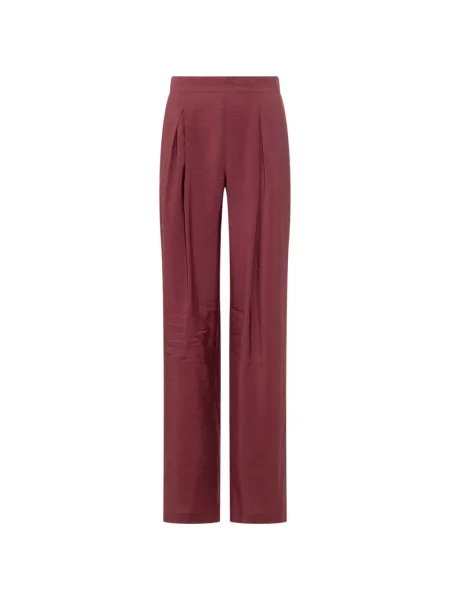 Spodnie Le Sully Studio plisowane czerwone