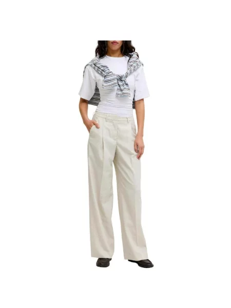 Pantaloni Jjxx cu pene bej
