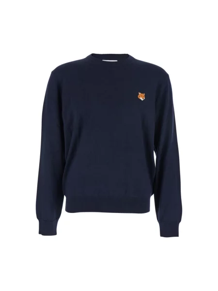Sweter Maison Kitsune niebieski