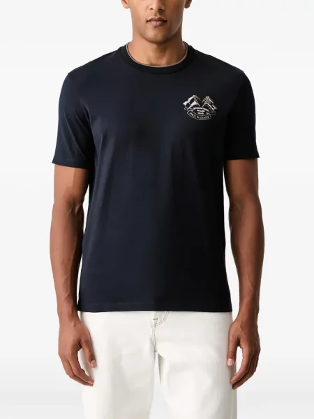 Tricou Paul & Shark cu autograf albastru