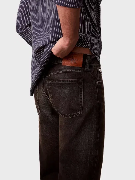 Прямые джинсы Calvin Klein Jeans черные