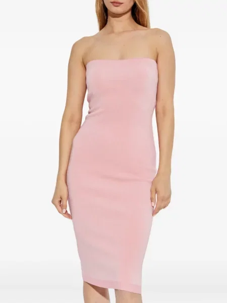 Rochie midi Jacquemus până la genunchi de costum roz