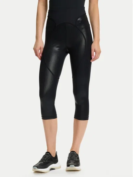 Панталон Adidas By Stella Mccartney с принт черно