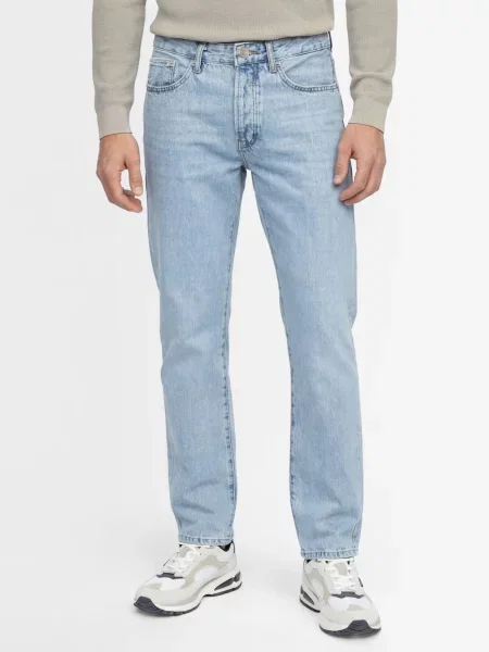 Only&Sons Dżinsy Edge Straight Mężczyźni jednolity niebieski