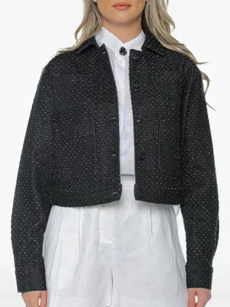 Stras geacă Armani Exchange negru