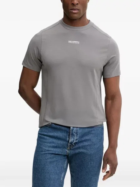 Tricou Karl Lagerfeld cu imagine gri
