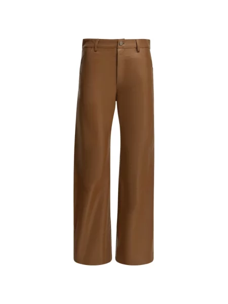 Pantaloni Noriarco din piele maro