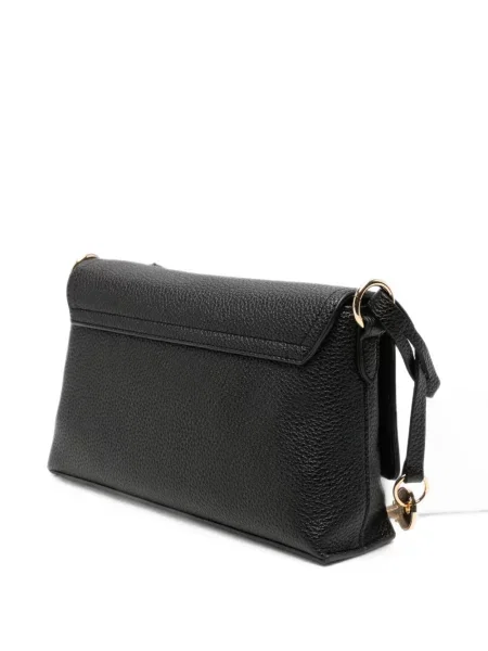 Clutch Love Moschino με αυτόγραφο μαύρο