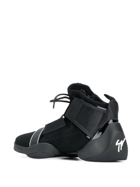 Презрамки маратонки Giuseppe Zanotti с автограф черно