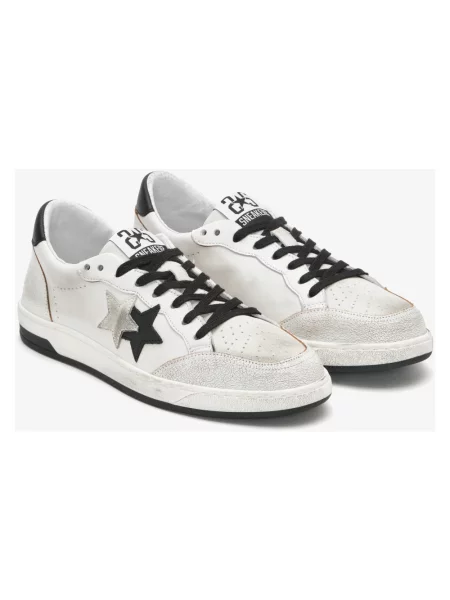 Sneakersy 2star skórzane białe