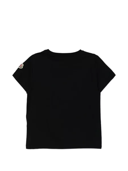 Gyerek póló Moncler Enfant fekete