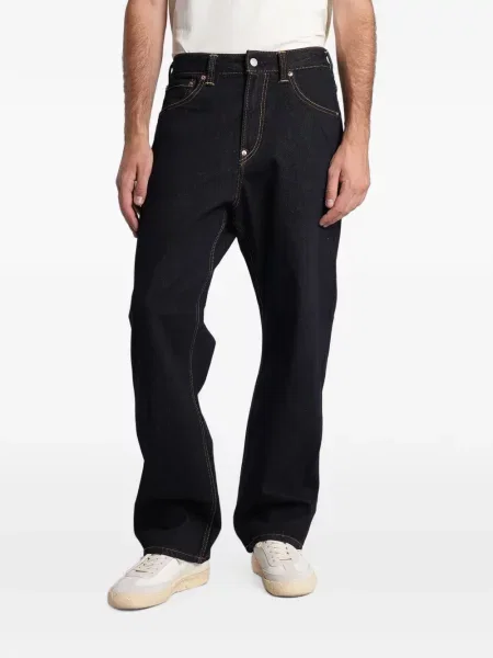 Blugi Evisu cu imagine albastru