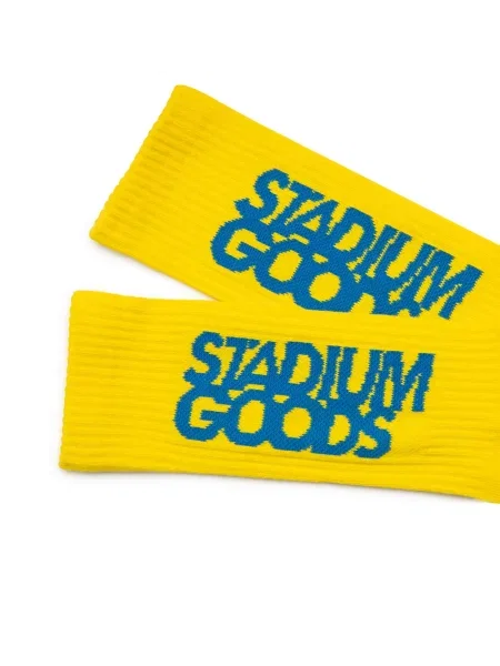 Ponožky Stadium Goods s autogramem žluté