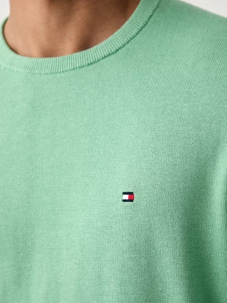 Tommy Hilfiger пуловер мъжки от зелено