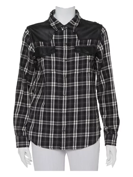 Koszula Current/elliott skórzana czarna