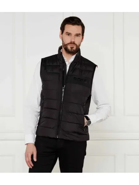 BOSS BLACK Vestă H-Cenito negru