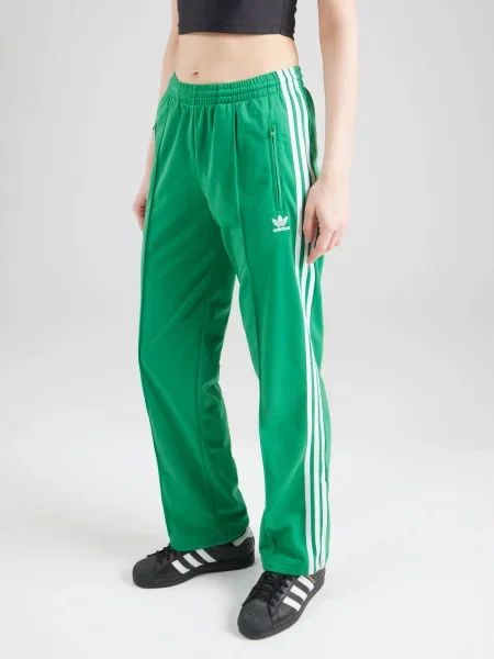 ADIDAS ORIGINALS Nohavice Adicolor Classics Firebird / biela zelená