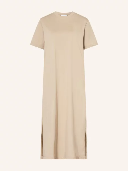 Darling Harbour Sukienka Z Dżerseju beige beżowa
