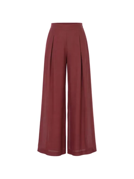 Pantaloni palazzo Kaos roșu