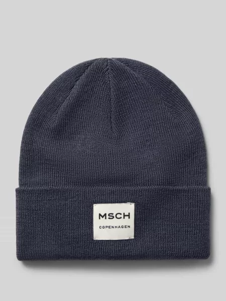 Czapka z mieszanki wełny Model Mojo' Msch Copenhagen granatowa