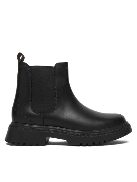 Μποτάκια με λάστιχο Timberland Valley Chelsea μαύρο