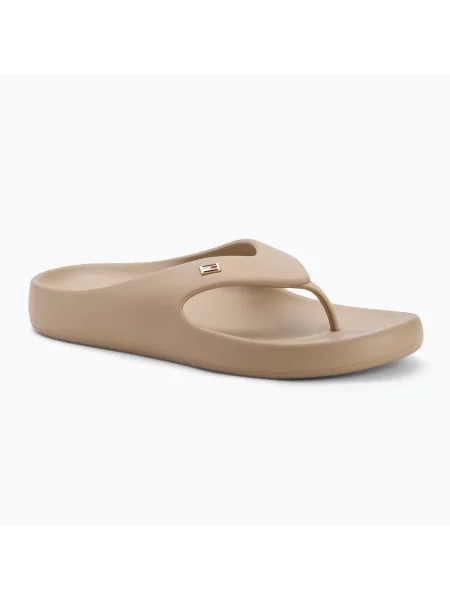 Női flip-flop papucs Tommy Hilfiger Comfort Beach Sandal horseradish. Méret: 41 EU bézs