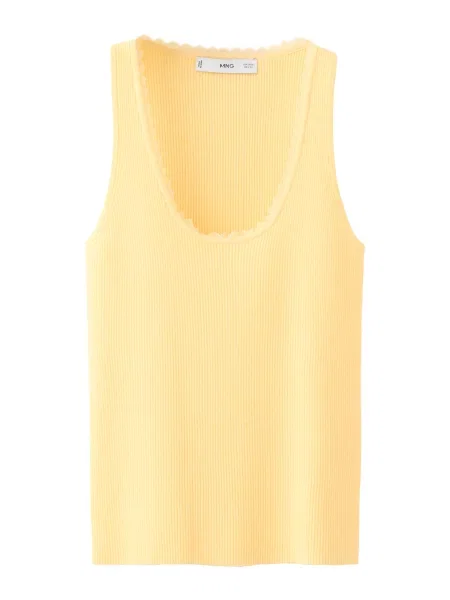 MANGO Top ASAD' galben