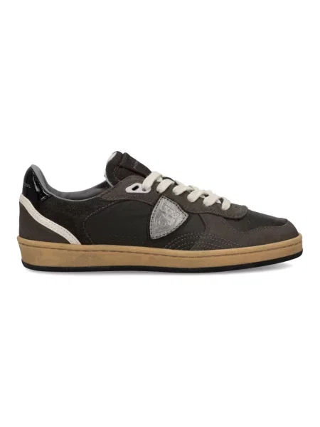 Sneakersy Philippe Model skórzane brązowe