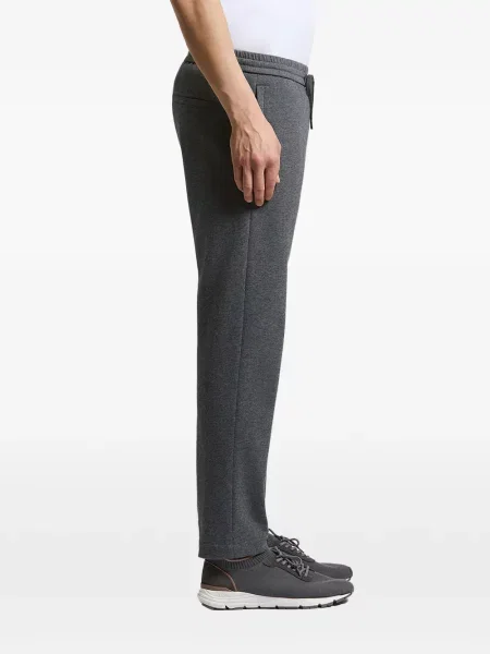 Pantaloni Peserico alergare cu cordon gri