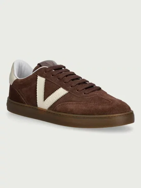 Valentino BAJA sneakersy zamszowe brązowe